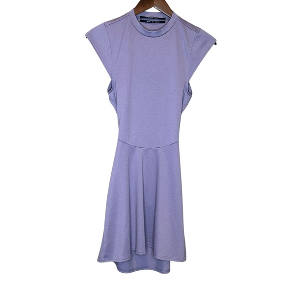 Urban Outfitters Silence and Noise Sadie Cutout Mini Dress Purple Size Small - Picture 3 of 9
